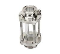 OOYIALET 3.5" 89mmTri Clamp Flow Sight Glass Diopter for Home Brew Diary 304 Stainless Steel Fitting Ferrule OD 106mm