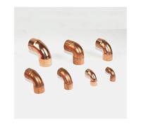 OOYIALET 38mm Inner Dia x1.2mm Thickness Scoket Weld Copper End Feed 90 Deg Elbow Coupler Plumbing Fitting Water Gas Oil