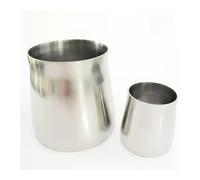 OOYIALET 57mm 2.25" to to 38mm 1.5" OD Butt Welding Reducer SUS 304 Stainless Steel Pipe Fitting Homebrew Beer Wine
