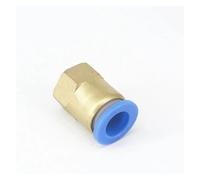 OOYIALET 5pc 1/8" Female to Fit Tube O/D 10mm Pneumatic Push in Connector Union Quick Release Air Fitting Plumbing