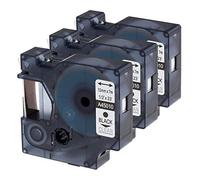 Oozmas Ruban pour Étiqueteuse Compatible avec DYMO D1 45010 12mm x 7m