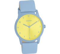 Oozoo cuir femme montre analogique à quartz bracelet bleu clair Timepieces D2UOC11466