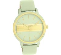 Oozoo cuir femme montre analogique à quartz bracelet vert clair Timepieces D2UOC11458