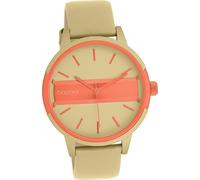Oozoo cuir femme montre analogique à quartz bracelet vert olive Timepieces D2UOC11457