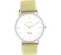 Oozoo cuir femme montre analogique à quartz bracelet vert Vintage Series D2UOC20277