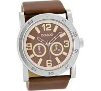 Oozoo cuir hommes montre mat montre bracelet brun luxe Oozoo Timepieces D2UOC8306A