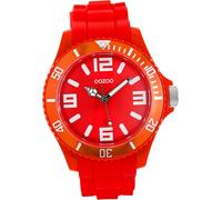 Oozoo Femme-Homme Montre analogique à quartz Bracelet rouge Vintage Series D2UOC4289A