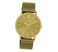 Oozoo Femme Montre Jaune Moutarde Analogue C20000 Vintage Bracelet en Acier