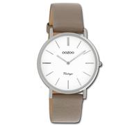 Oozoo Femme Montre Vintage Série Analogue Cuir Taupe Braun UOC20017