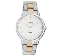 Oozoo Femme Montre Vintage Série Analogue Métal Argent or Rose UOC20033