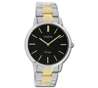 Oozoo Femmes Montre Argent Or Analogue C20107 Vintage Slim Inox UOC20107