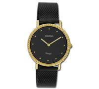 Oozoo Femmes Montre Noir Analogique C20058 Vintage Série Inox UOC20058