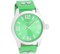 Oozoo métal dames montre chatoyante montre à quartz analogique bracelet vert Junior D2UOJR319