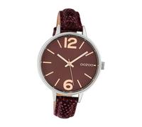 Oozoo Montre Bracelet pour Femmes Montres Analogue Cuir Braun UOC10457