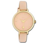 Oozoo Montre Bracelet pour Femmes Montres Analogue Cuir Rose Clair UOC10386