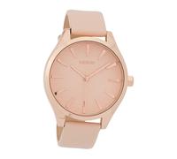 Oozoo Montre Bracelet pour Femmes Montres Analogue Cuir Rose UOC9686A