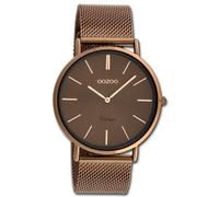 Oozoo Montre Bracelet pour Femmes Ultra Slim Mouvement à Quartz Inox or Rose