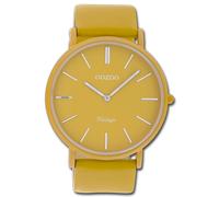 Oozoo Montre Bracelet pour Femmes Vintage Série Analogue Métal Jaune UOC9881A