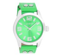 Oozoo montre-bracelet vert métal chatoyant Junior dames montre à quartz analogique UOJR319