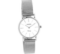 Oozoo montre en acier inoxydable unisexe C20230 Montre à quartz analogique bracelet argenté Vintage Series D2UOC20230