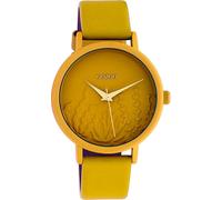 Oozoo Montre Analogique Jaune Pour Femme C10602 Montres Bracelet En Cuir Uoc10602