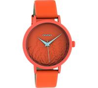 Montre Femme Oozoo Timepieces Analogique Cuir Orange Uoc10605