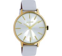 Montre Femme Oozoo Analogique Blanche C10611 Timepieces Bracelet Cuir Uoc10611