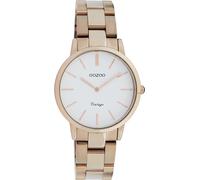 Oozoo Montre-Bracelet Pour Femme Or Rose Analogique C20048 Bracelet En Acier Inoxydable Vintage Uoc20048