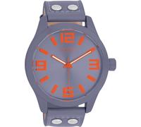 Oozoo Montre femme Timepieces analogique bracelet cuir gris foncé gris bleu UOC00900