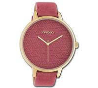 Oozoo Montre Femme Timepieces Analogique Cuir Rouge UOC10405