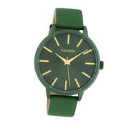 Oozoo Montre Femme Verte Analogique C10616 Timepieces Bracelet En Cuir UOC10616