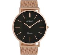 Montre Femme Oozoo Or Rose Analogique C9924a Série Vintage Bracelet En Acier Inoxydable Uoc9924a