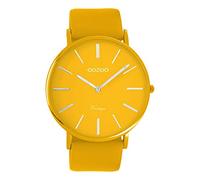 Oozoo Montre Bracelet pour Femmes Vintage Série Analogue Métal Jaune UOC9881A