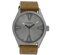 Oozoo Montre Pour Homme Timepieces Analogique Cuir Marron UOC10022