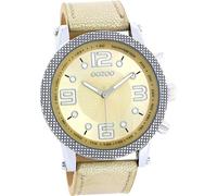 Oozoo montre unisexe analogique à quartz bracelet beige marron clair Vintage Series D2UOC4318A