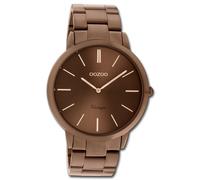 Oozoo Montre Unisexe Braun Analogue C20103 Vintage Série Inox UOC20103