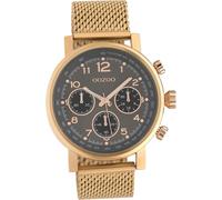 Oozoo Montre unisexe Timepieces analogique en acier inoxydable rose-or D2UOC10703