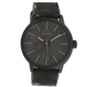 Oozoo Montre Unisexe Timepieces Analogique Textile Noir Brun UOC10004