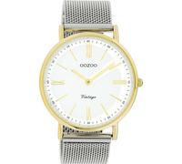 OOZOO Montre Vintage Unisexe - Argent/or C20118