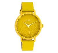 Oozoo Montre Analogique Jaune Pour Femme C10602 Montres Bracelet En Cuir Uoc10602