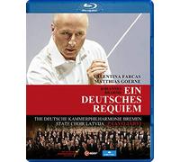 ブラームス : ドイツ・レクイエム Op.45 (Johannes Brahms : Ein Deutsches Requiem / The Deutsche Kammerphilharmonie Bremen | State Choir Latvija | Paavo Jarvi) [Blu-ray] [Import] [Live] [日本語帯・解説付]
