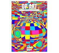 OP Art Pas pour les yeux faibles, Version française (Calendrier mural 2026 DIN A4 portrait), Calendrier CALVENDO mensuel