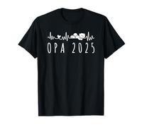 Opa 2025 Rythme de cœur avec bébé annoncer la Grossesse T-Shirt