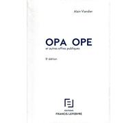 OPA OPE et autres offres publiques
