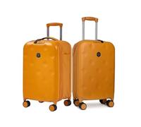 Opaeroo 1 Valise Cabine Pliable, Valise légère Extensible avec Roues silencieuses 360° et Serrure de sécurité, Sac de Voyage Gris pour Gain de Place Yellow S