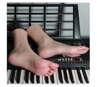 Opaeroo Le modèle de Pied féminin en Silicone modèle de Corps Humain restaure la Texture de la Peau et Convient aux Collections privées telles Que Les Films, et Les présentoirs de Bijoux.