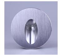 Opaeroo LED Stair Light AC85-265v 3W Applique Murale encastrée boîte de Montage Step Light pour escalier escalier Couloir Balcon luminaire CoolWhite Silver