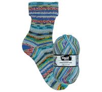 Opal - Opal Nach Hundertwasser Edition 4050-944 (425m) 4-Plis Durable Chaussette Fil - 1x100g