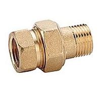 Opal R18 raccord à vis pour radiateur R18Y004 laiton, 3/4 ", IG / AG, passage
