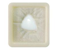 Opale blanche naturelle certifiée de55Carat, forme trillion de 4 carats, à des fins astrologiques, pierre de naissance d'octobre, bijoux du zodiaque Balance